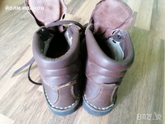 Кожени,шити обувки за туризъм 44 номер, снимка 4 - Екипировка - 32748100