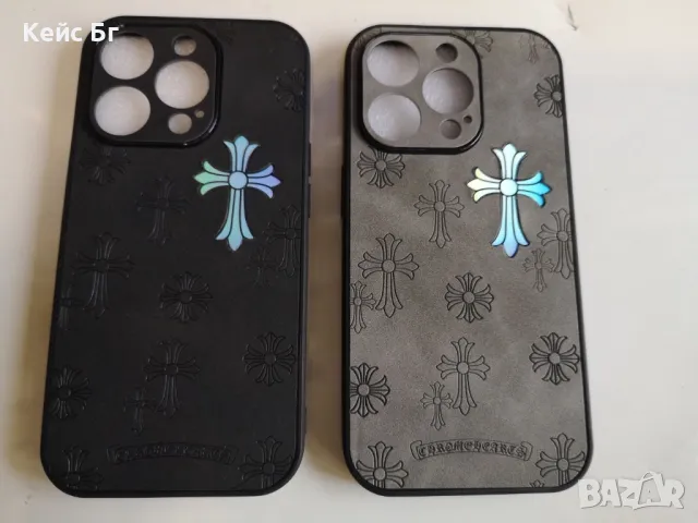 Оригинален кейс на Chrome Hearts за IPhone 15 pro, снимка 2 - Калъфи, кейсове - 48906024