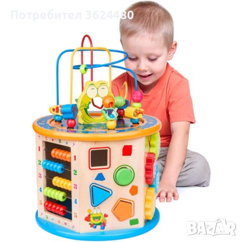 3516 Дървен куб 8 в 1, снимка 2 - Други - 40702303