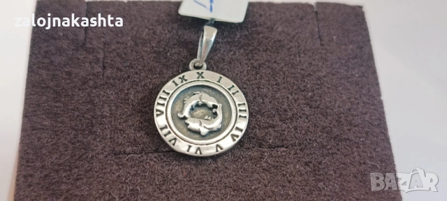 Сребърна висулка-1,71гр/925, снимка 2 - Колиета, медальони, синджири - 53323965