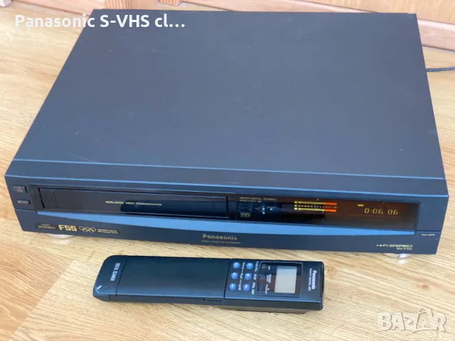Panasonic NV-F55B Hi-Fi stereo VHS recorder, снимка 10 - Плейъри, домашно кино, прожектори - 49690137