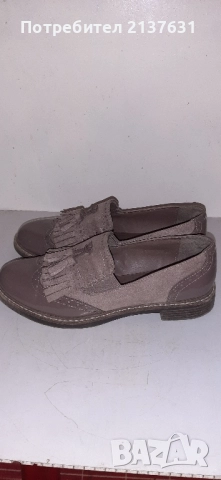 ДАМСКИ ОБУВКИ от ЕСТЕСТВЕНА КОЖА и ВЕЛУР - N 38, снимка 4 - Дамски елегантни обувки - 51862375