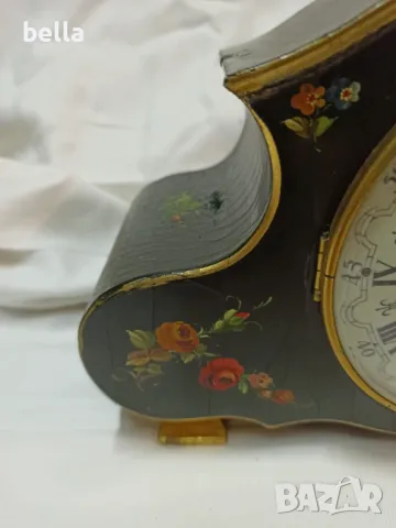 Стар антикварен настолен часовник Jean Perret & Cie S.A Geneve, снимка 7 - Антикварни и старинни предмети - 49504727