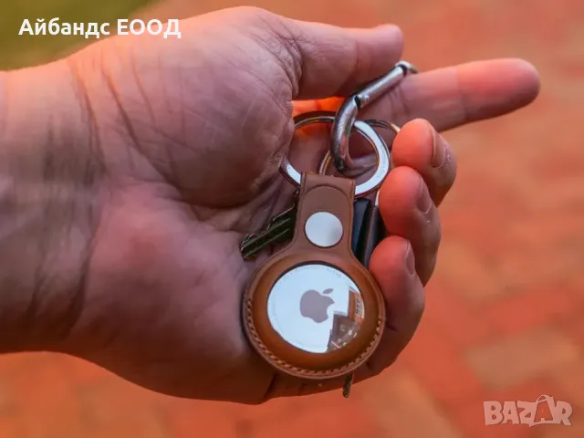 Кожени калъфчета ключодържател за AirTag, снимка 4 - Аксесоари за Apple - 49423276