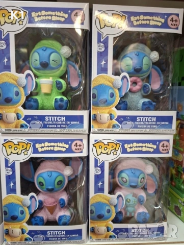 Funko Pop фигурки Лило и Стич с аксесоар, Лабубу Labubu Lilo Stitch фигурка Фънко 