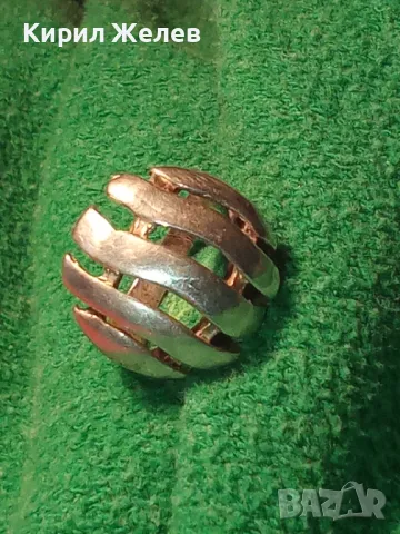 СТИЛЕН АЖУРЕН ВИНТИДЖ АРТ СРЕБЪРЕН ПРЪСТЕН СРЕБРО 925 РЪЧНА БИЖУТЕРСКА ИЗРАБОТКА 40757, снимка 13 - Пръстени - 46232527