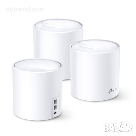  Удължител на интернет обхват TP-Link Deco X60 AX3000 3-pack Mesh Wi-Fi 6 система за целия дом , снимка 2 - Рутери - 38369540