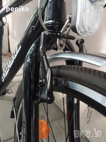 Продавам колела внос от Германия оригинален алуминиев градски велосипед SHOCKBLAZE SHEER HYBRID BIKE, снимка 15 - Велосипеди - 33008802