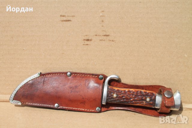 Немски ловен нож, снимка 1 - Антикварни и старинни предмети - 40737336