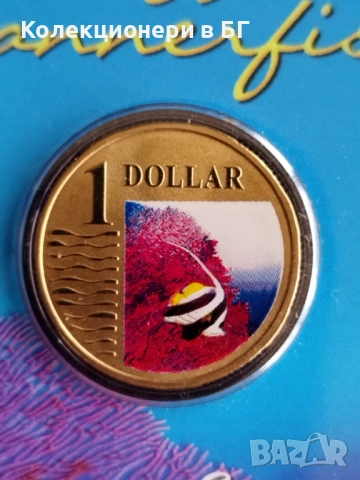 1 ДОЛАР 2007 ГОДИНА  "КАБУБА С БЕЛИ ПЕРКИ" АВСТРАЛИЯ, снимка 2 - Нумизматика и бонистика - 52586080