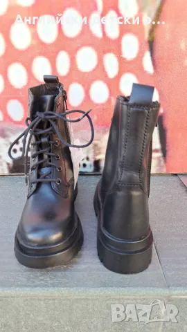 Английски детски боти естествена кожа-Zara, снимка 7 - Детски боти и ботуши - 48771470