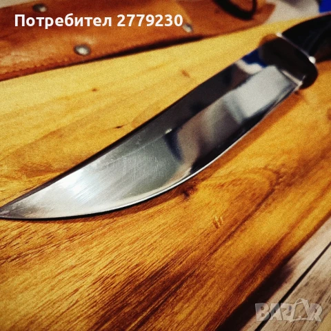 Колекционерски Ловен масивен нож , снимка 11 - Други ценни предмети - 50567382