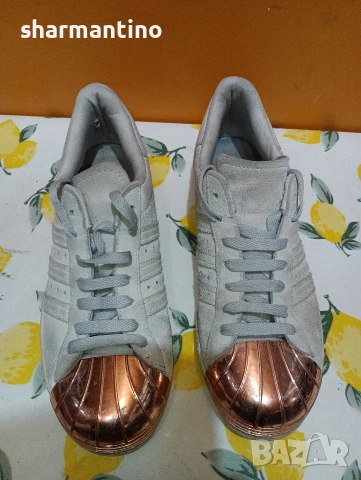 Adidas Superstar N 37,5 кожени, снимка 4 - Маратонки - 53471104