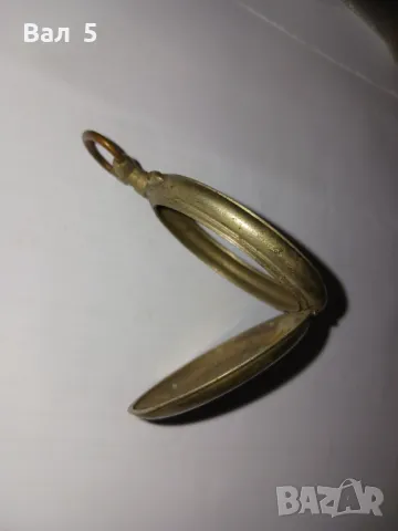 Корпус с капаци за стар джобен часовник, снимка 1