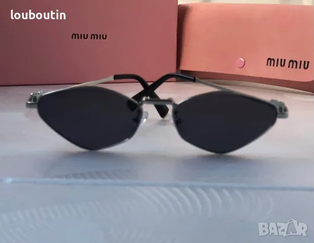 Miu 2024 дамски слънчеви очила ромб 3 цвята, снимка 12 - Слънчеви и диоптрични очила - 48005248