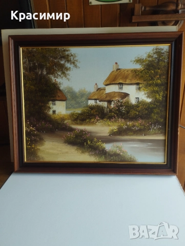  Маслена картина. Подписана и рамкирана размери 58 /48 см.