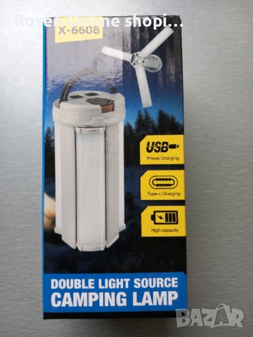 LED лампа с power bank и фенер 3 в 1 висяща за къмпинг и палатка. Водоустойчива!, снимка 5 - Къмпинг осветление - 40323298