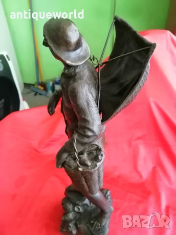 ROUSSEAU Стара Авторска Скулптура ,Статуя ,Фигура, снимка 4 - Антикварни и старинни предмети - 37169698