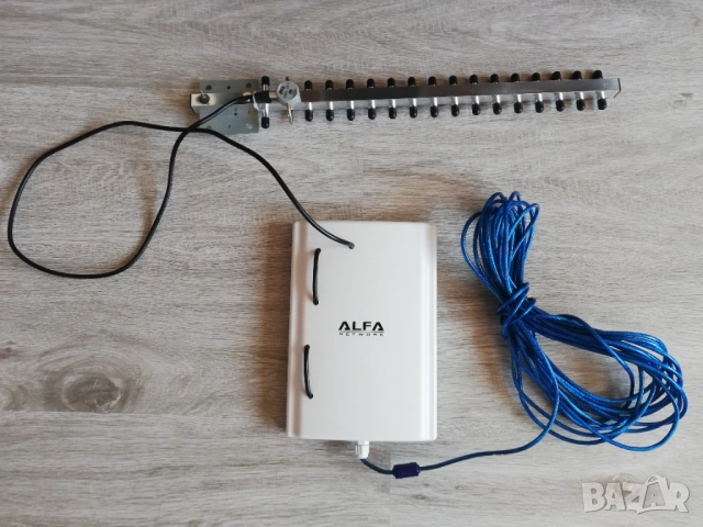Alfa USB Wi-Fi RT3070 + допълнителна антена 16dbi