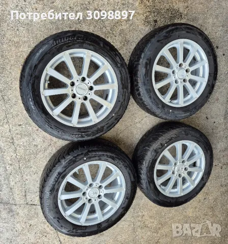 Джанти за Опел 5×115 със зимни гуми 