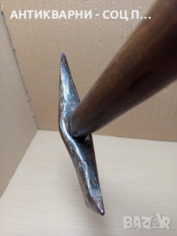Соц Стар Ръчно Кован Каменоделски Чук 0.730кг. Номер 607., снимка 7 - Антикварни и старинни предмети - 53224607