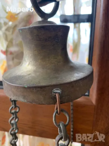 Огромно старо бронзово кандило-19-ти век, снимка 2 - Антикварни и старинни предмети - 47822710