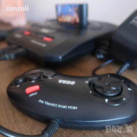 Комплект ретро Sega Mega Drive 2 конзола , снимка 11 - Други игри и конзоли - 44086653