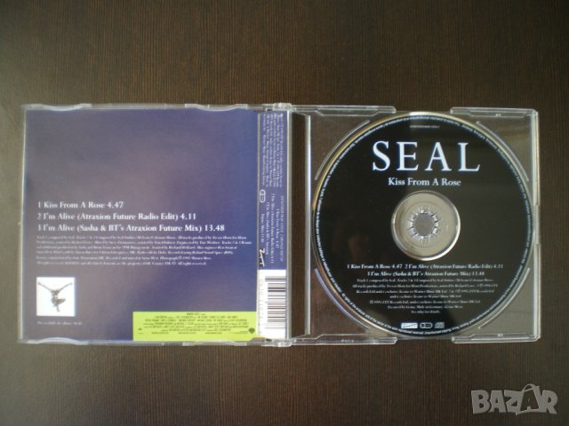 Seal ‎– Kiss From A Rose 1995, снимка 2 - CD дискове - 42979227