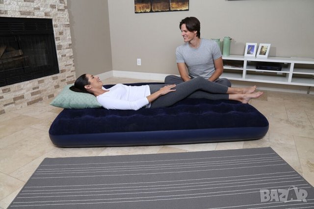 Надуваем матрак Bestway( нова стока )  203 cm x 185 cm x 22 cm, снимка 6 - Надуваеми легла - 37021571