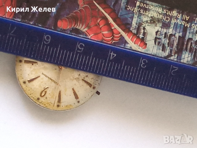 Механизъм с циферблат от стар ръчен часовник 52064, снимка 9 - Мъжки - 52262326