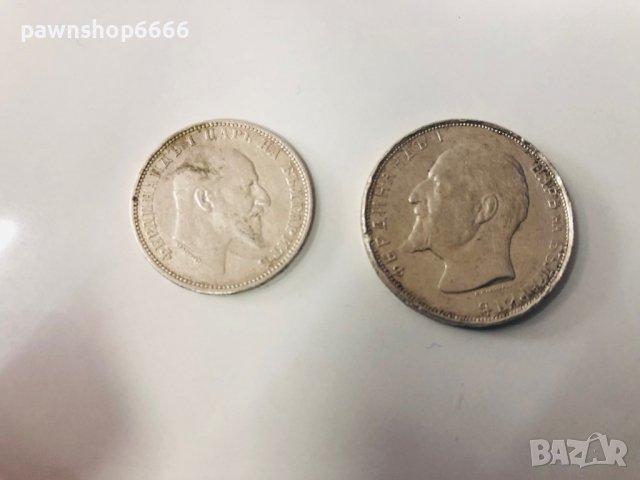  Два броя царски монети 1 лев 1910 и 2 лева 1913, снимка 9 - Нумизматика и бонистика - 37670453