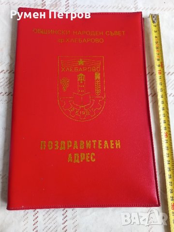 Поздравителен адрес, соц. 