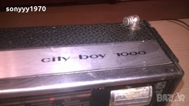 GRUNDIG CITY BOY 1000-РЕТРО КОЛЕКЦИЯ-ВНОС ХОЛАНДИЯ, снимка 9 - Радиокасетофони, транзистори - 27880110