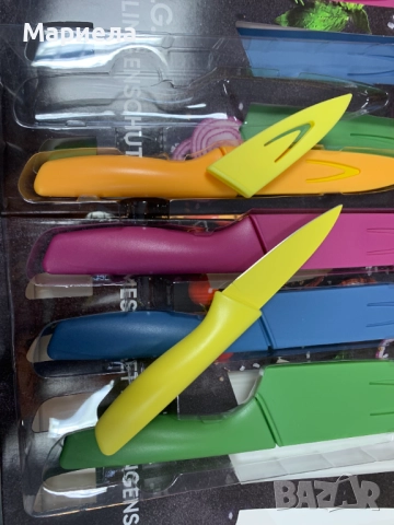 Комплект 5 бр. ножове, снимка 5 - Прибори за хранене, готвене и сервиране - 52800580