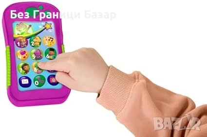 Нов Barney World музикален телефон 60+ песни и фрази, многоезичен, снимка 4 - Образователни игри - 51679288