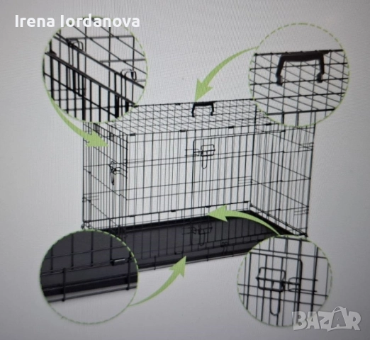 Клетка за куче Doubel Door M  и L