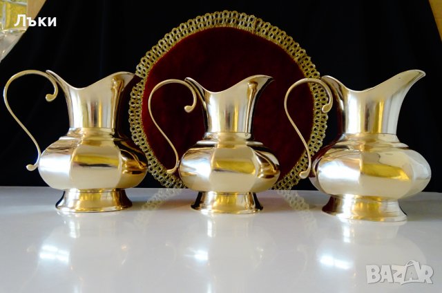 Бронзова кана за вино,октагон. , снимка 6 - Антикварни и старинни предмети - 39710733