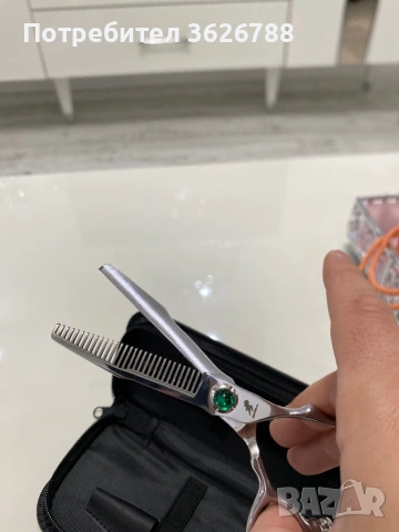 Професионални ножици , снимка 7 - Фризьорски принадлежности - 53296881