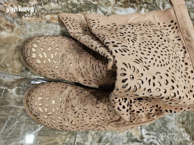 Есенни валурени ботуши ., снимка 2 - Дамски ботуши - 47357331