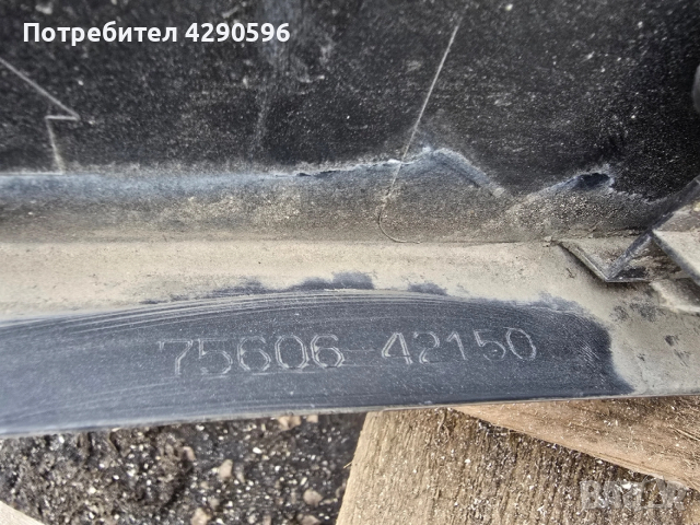 Задна лява лайсна за Toyota Rav 4 - 75606-42150 / Тойота Рав 4 след 2019г., снимка 3 - Части - 52957321