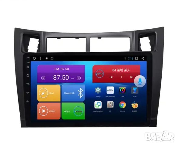 Мултимедия, за Toyota Yaris, с Android, Двоен дин 2, с Андроид, Навигация, TOYOTA YARIS, 2005-2012, снимка 3 - Аксесоари и консумативи - 43355487