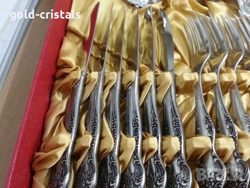 Антикварен руски сервиз прибори за хранене, снимка 8 - Антикварни и старинни предмети - 28560592