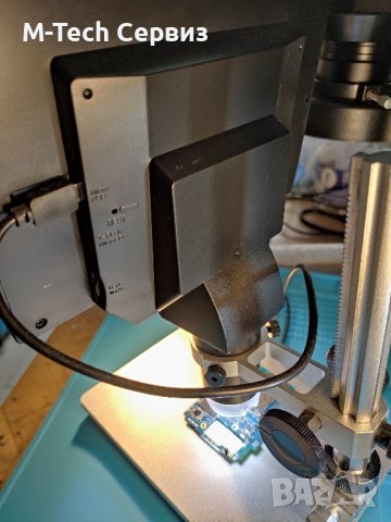 12MP Цифров микроскоп 7" LCD 1200X увеличение за запояване на печатни платки, снимка 9 - Друга електроника - 43882570