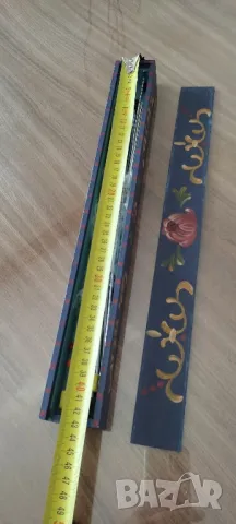 Ретро кутия за съхранение на куки за плетене+ 21 бр.  куки, снимка 7 - Антикварни и старинни предмети - 50289515