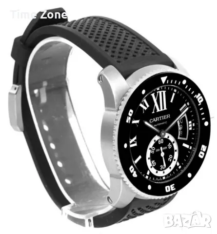 Cartier Calibre De Cartier Diver 42mm Steel Black Dial Automatic, снимка 6 - Мъжки - 47989734