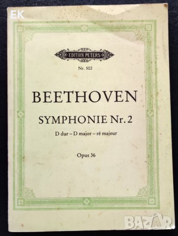 Бетховен - Симфония № 2, партитура