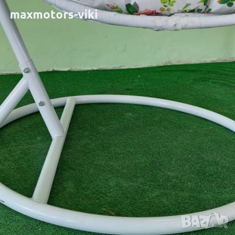 Градинска люлка тип яйце БЯЛО-150лв, снимка 3 - Градински мебели, декорация  - 33438500