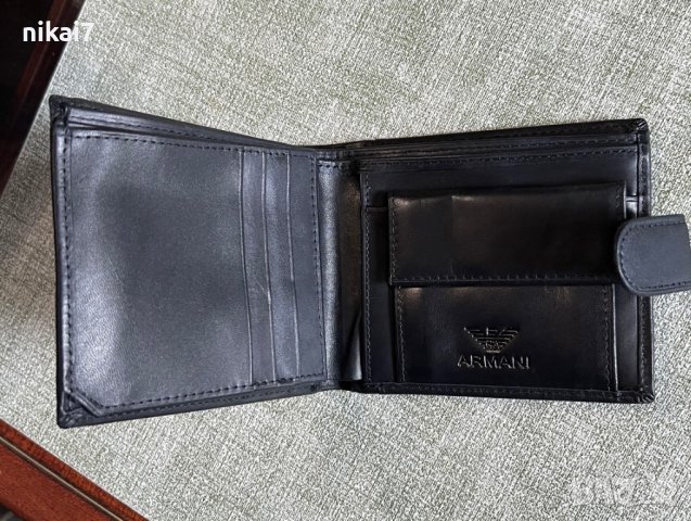 Мъжки портфейл+колан елегантен от естествена кожа телешки бокс, снимка 5 - Портфейли, портмонета - 42945532