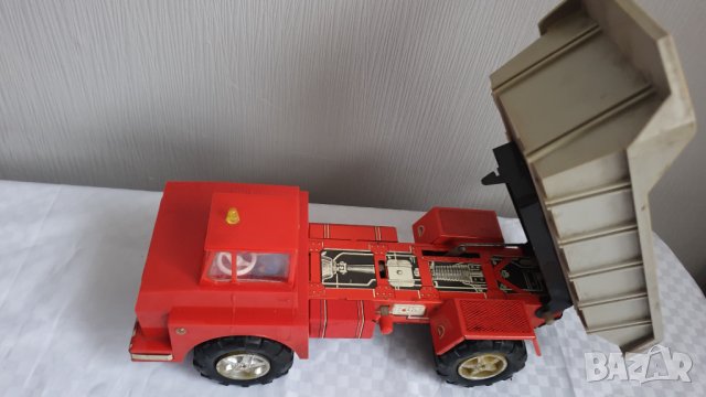 ВИНТИДЖ ГЕРМАНИЯ ИГРАЧКА САМОСВАЛ МАМУТ РЯДКА, снимка 4 - Колекции - 43715972