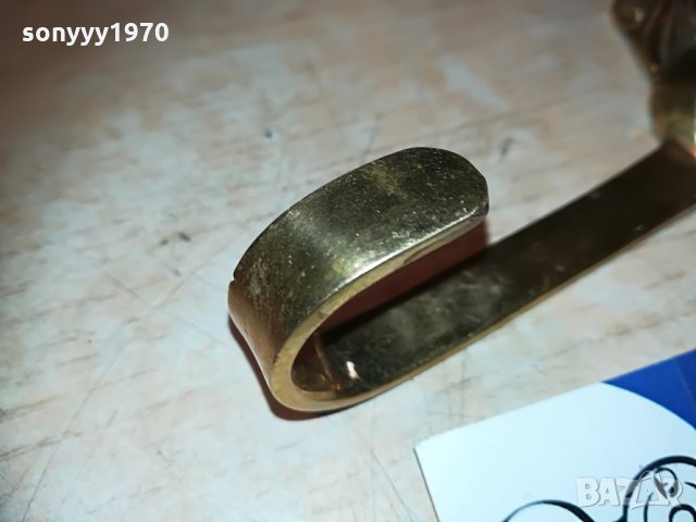 златен ангел-внос швеция-мед/месинг 0606211720, снимка 11 - Антикварни и старинни предмети - 33123426